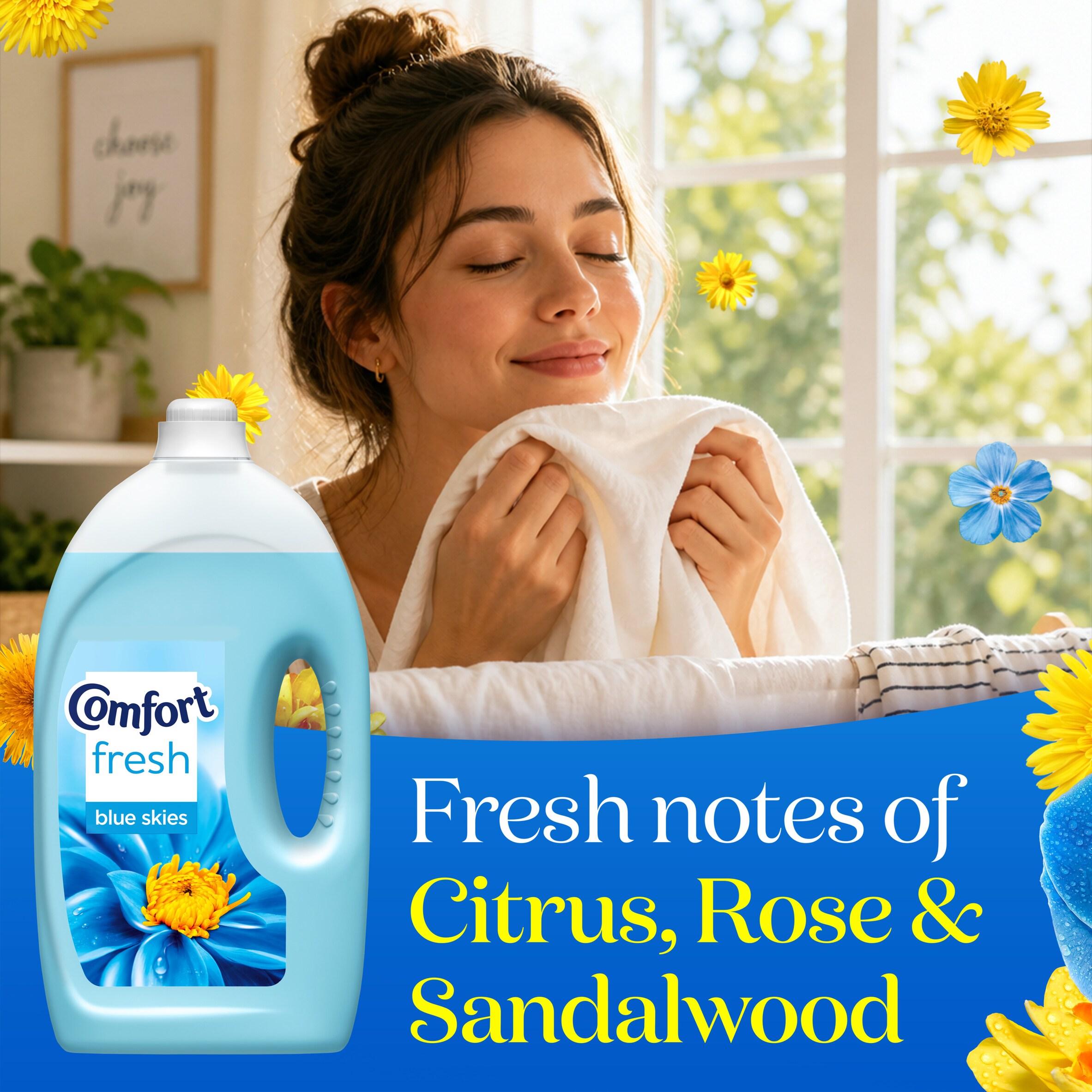Comfort fabric conditioner Fresh Blue Skies 3L - British product