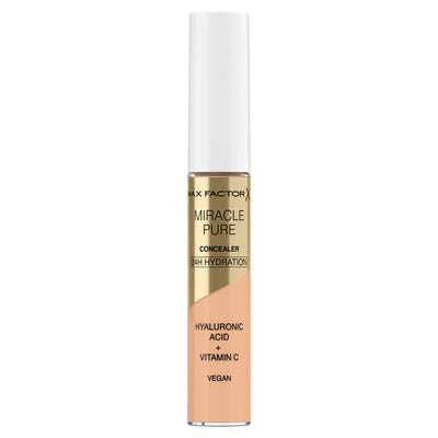 Sainsburys Max Factor Miracle Pure Shade 01 with Vitamin C & Hyaluronic Acid Concealer- Buy online at McGrocer