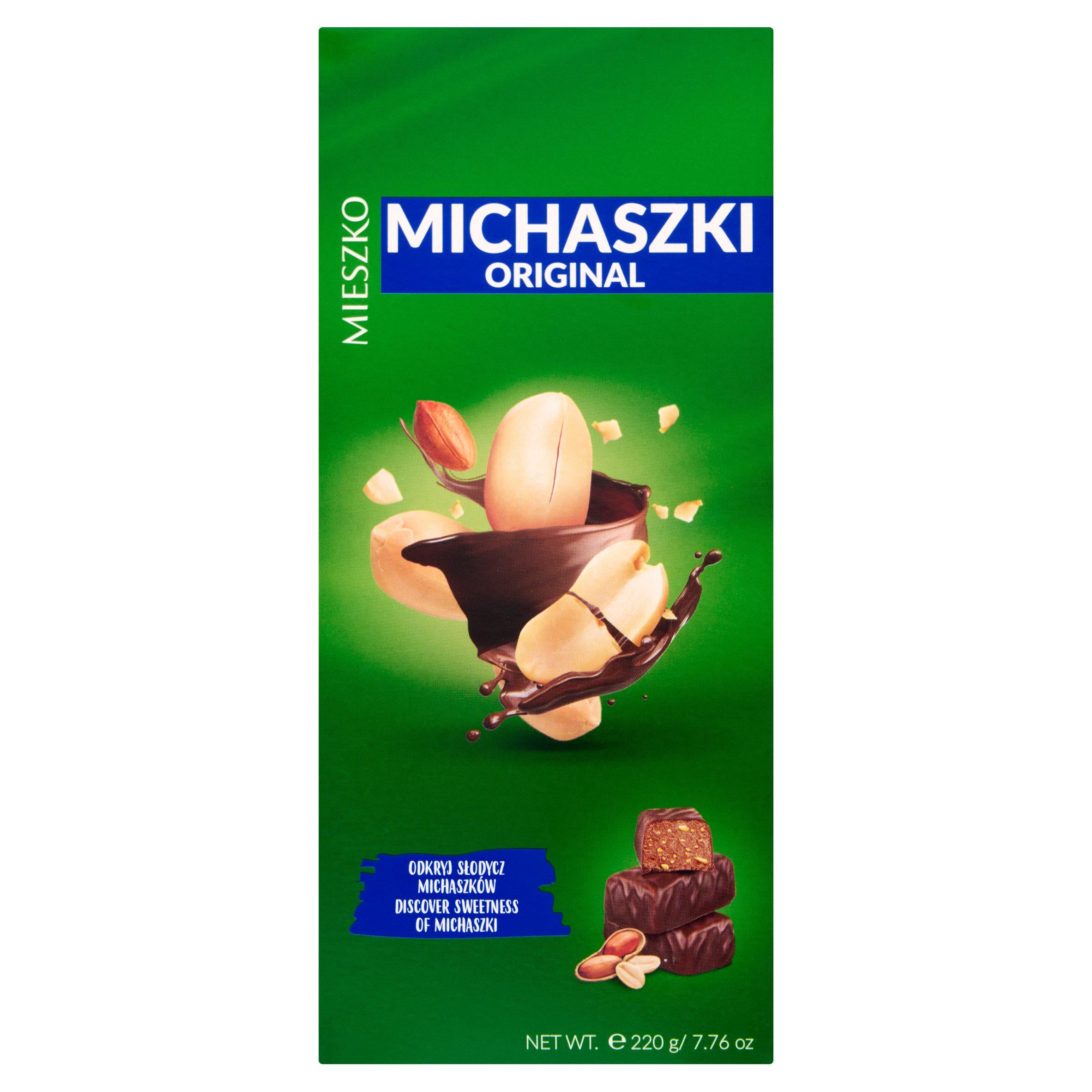Mieszko Michaszki Peanut Sweets 220g, imported from the UK