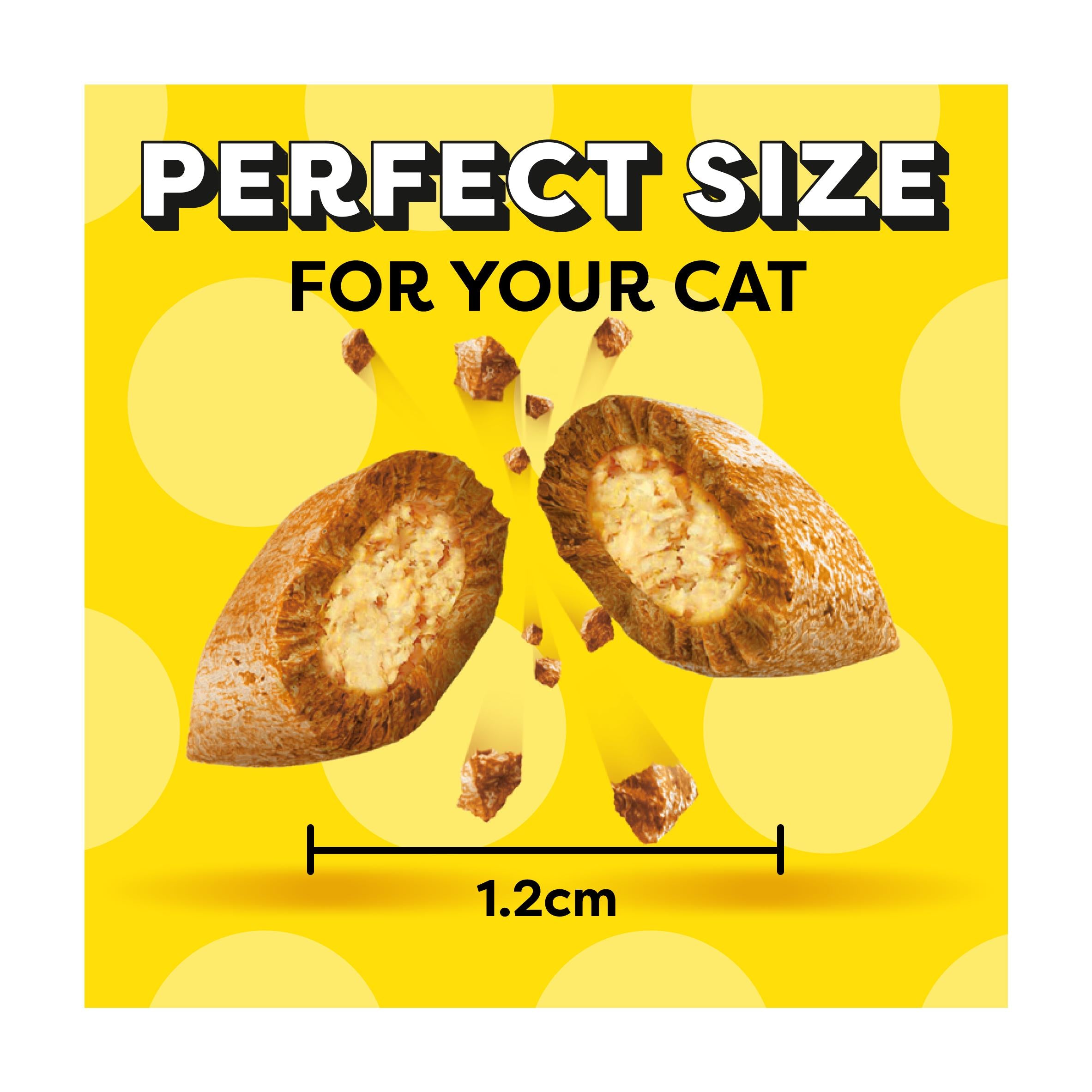 Dreamies cat treats tuna flavour 200g, imported from the UK