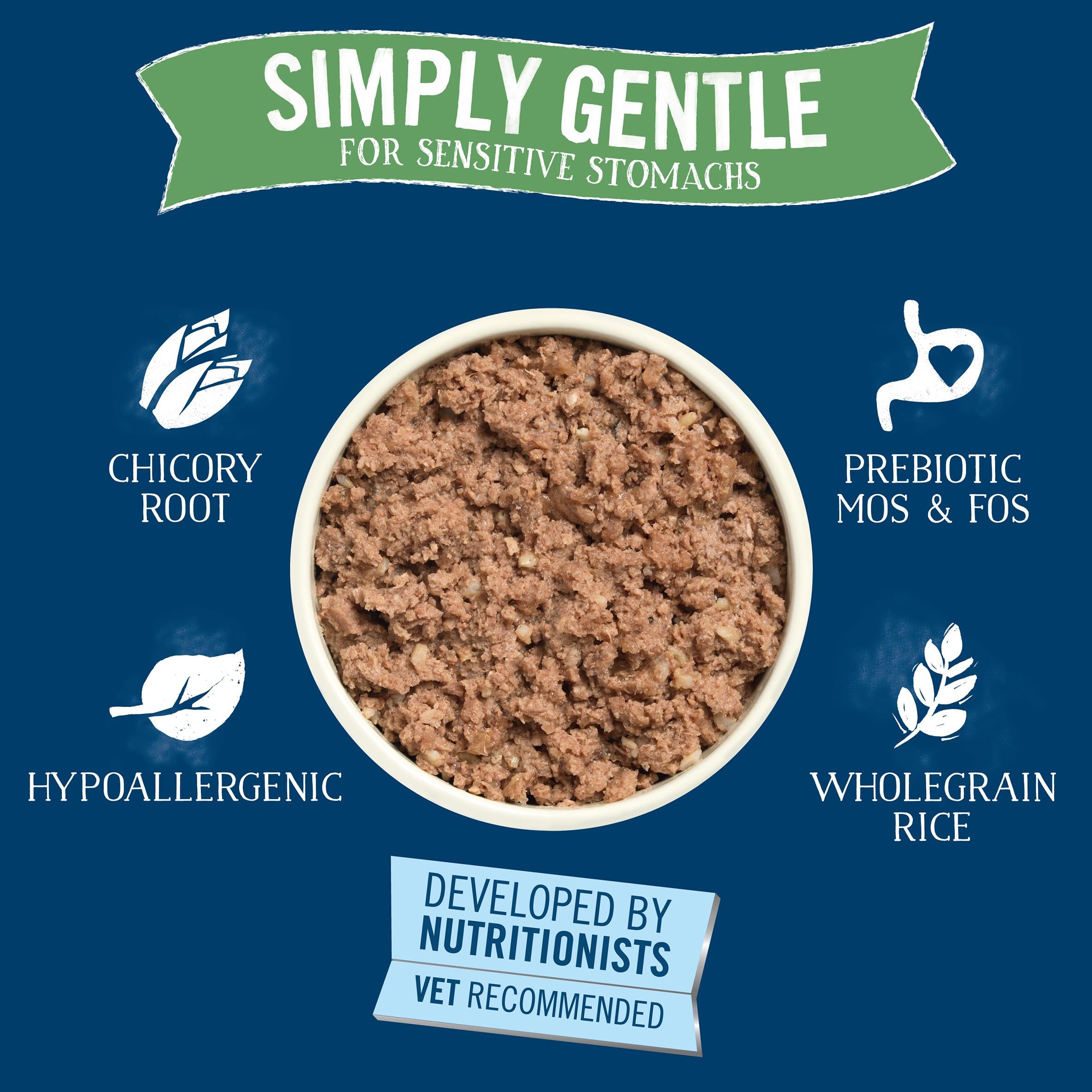 Butcher's Simply Gentle dog food tins 6x390g, UK version