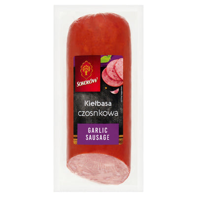 Sainsburys Sokolow Garlic Smoked Sausage 400g- Buy online at McGrocer