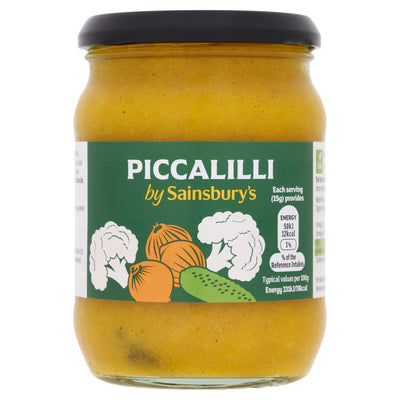 Sainsburys Sainsbury's Piccalilli Mustard Cauliflower Vegetable Relish 350g- Buy online at McGrocer