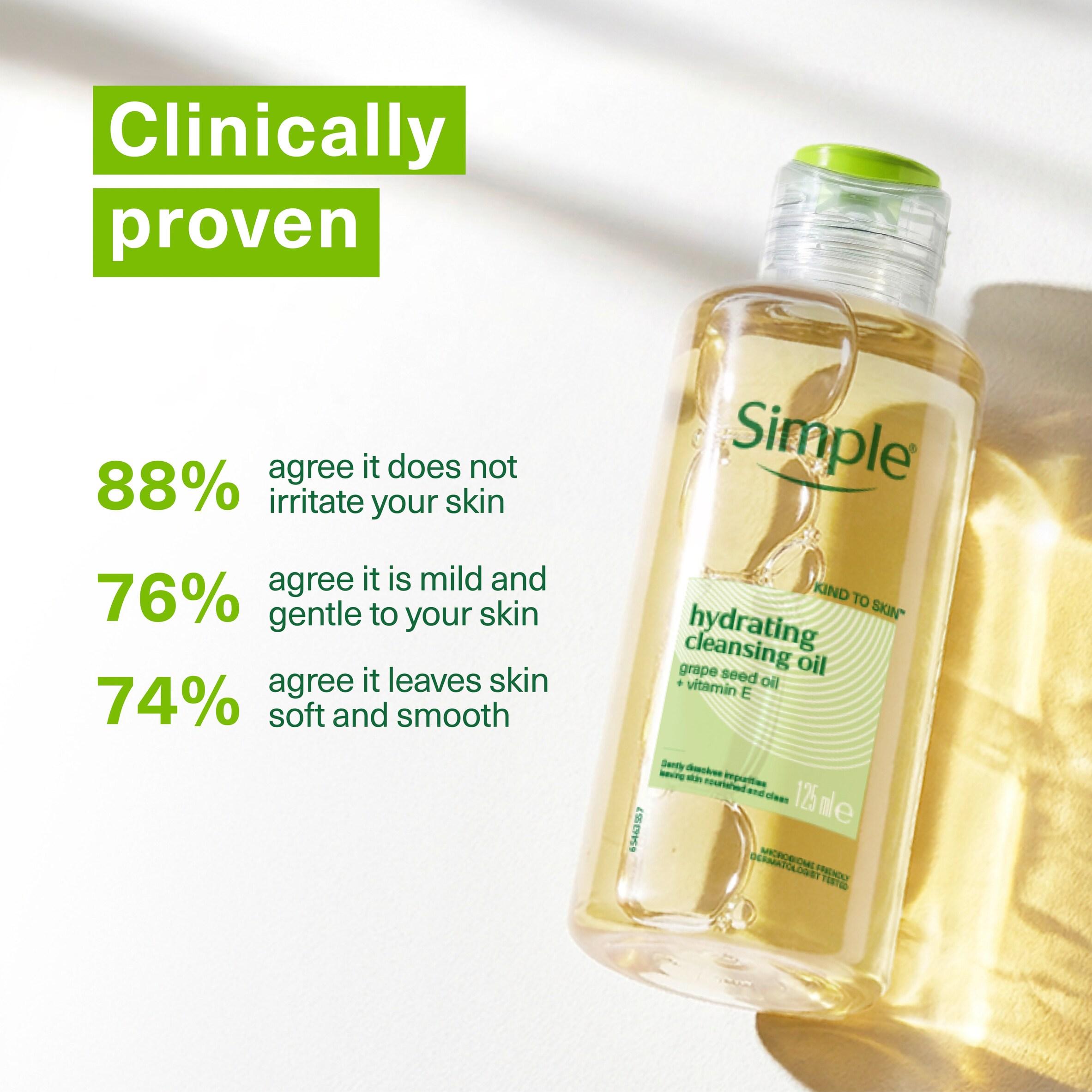Simple Hydrating Cleansing Oil 125ml (British brand)