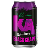 KA sparkling black grape soft drink 330ml - British product