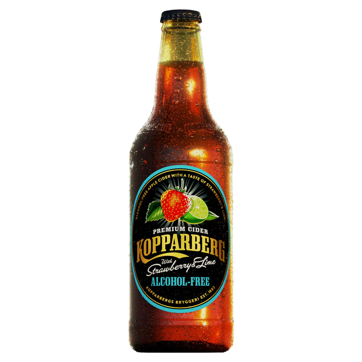 Kopparberg 0.0% Strawberry & Lime cider 50cl (British brand)