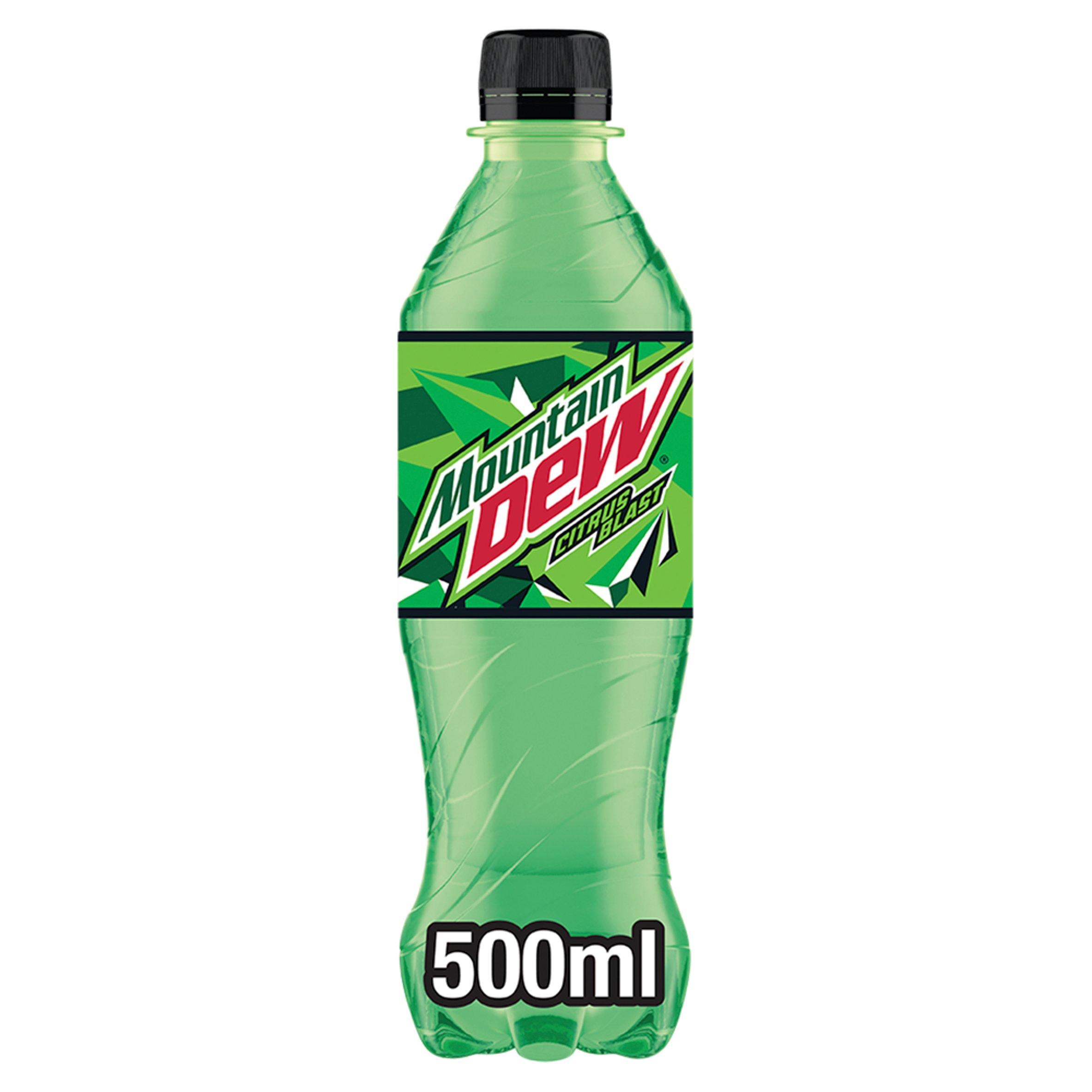 Mountain Dew Citrus Blast 500ml, imported from the UK