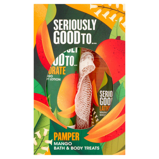 Seriously Good To... Pamper Mango Bath & Body Treats GOODS Sainsburys   