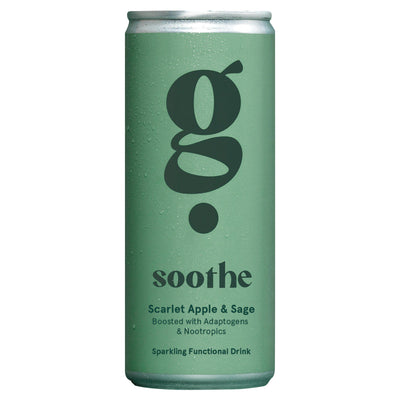 Sainsburys G Spot Soothe Scarlet Apple Sage Sparkling Functional Drink 250ml- Buy online at McGrocer