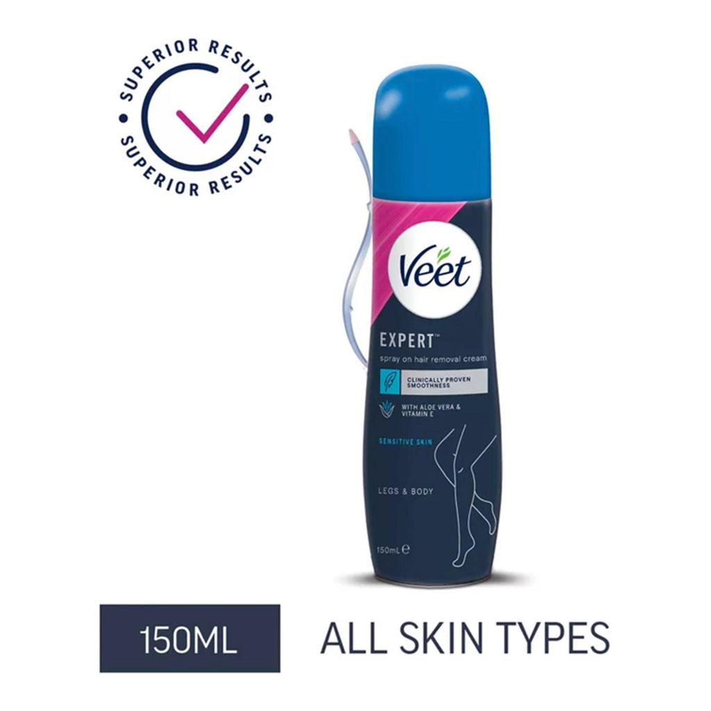 Veet Expert Spray on Hair Removal Cream Sensitive 150ml