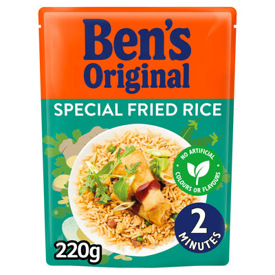 Sainsburys Ben's Original Special Fried Microwave Rice 220g- Buy online at McGrocer