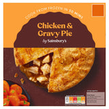 Sainsbury's family pie roast chicken and gravy 700g (British brand)