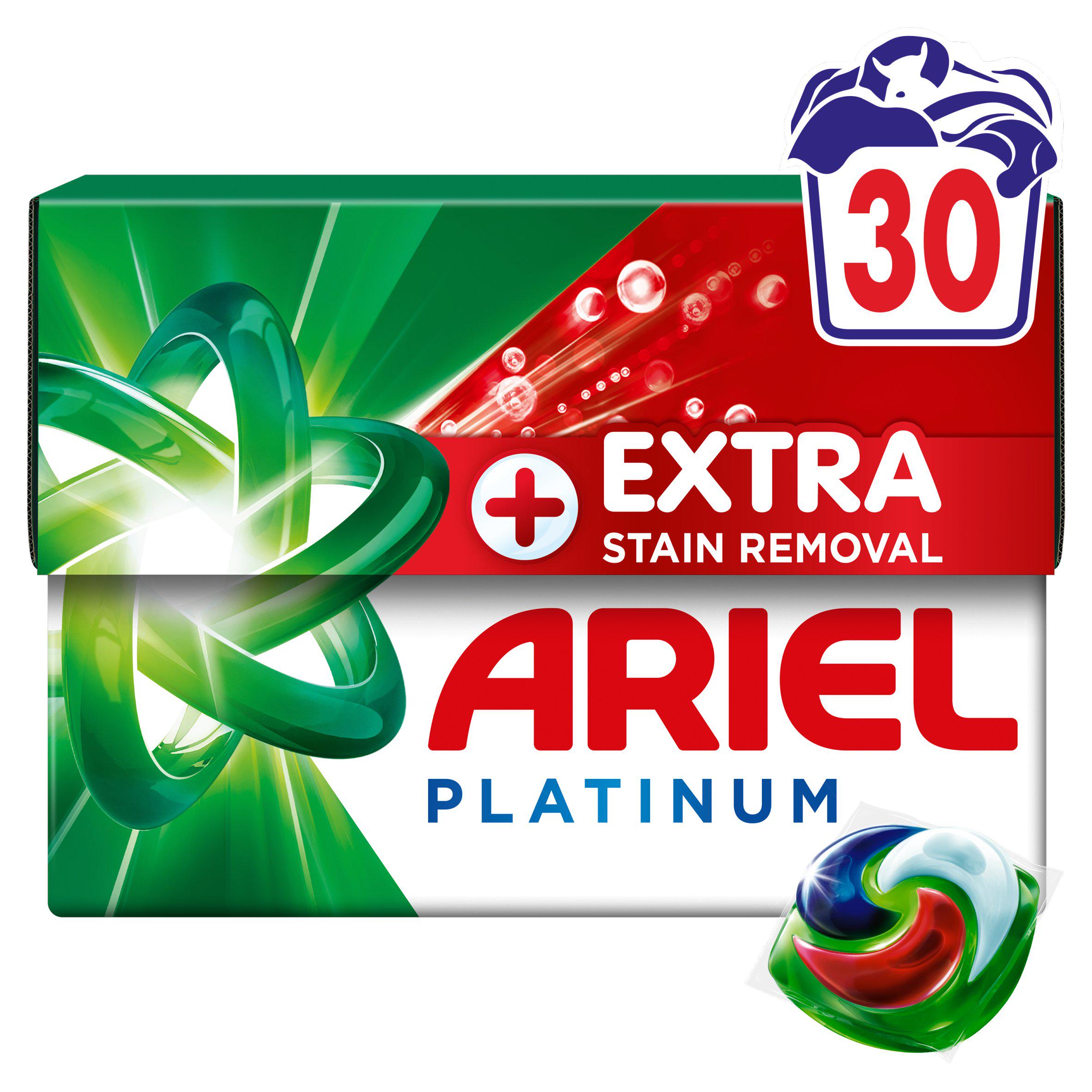 Ariel Platinum PODS washing capsules 30 count - British product
