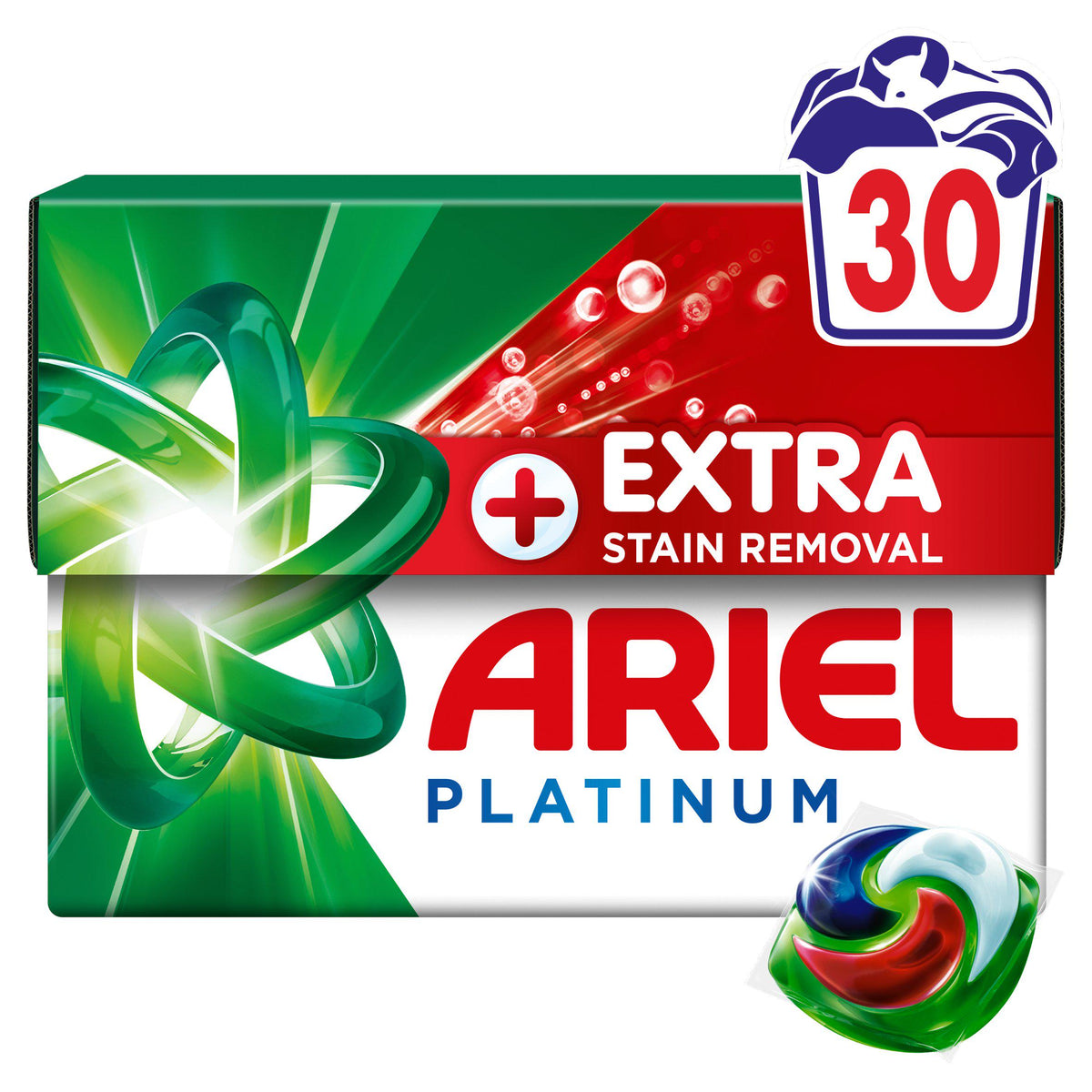 Ariel Platinum PODS washing capsules 30 count - British product