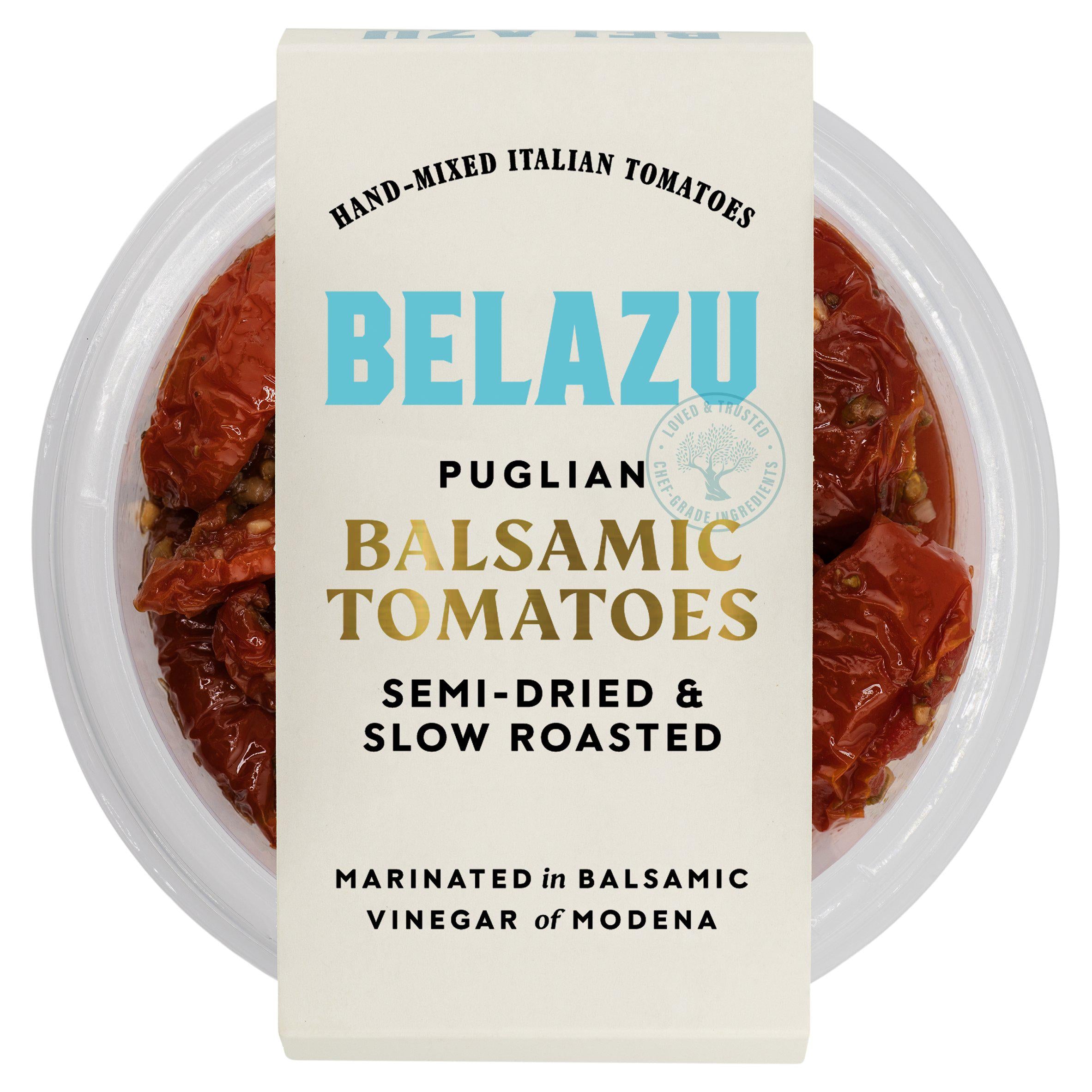 Belazu semi-dried balsamic tomatoes 135g, UK version