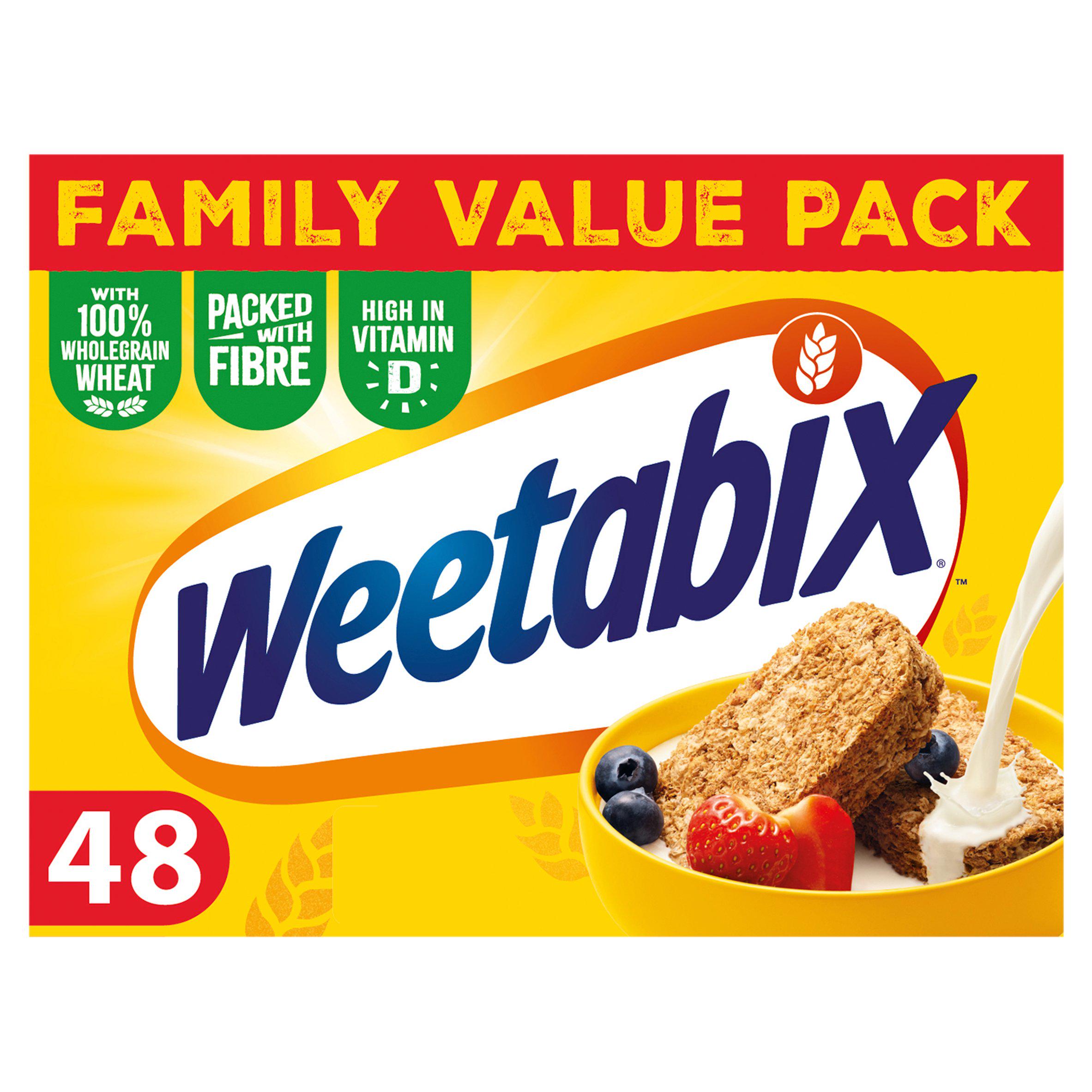Weetabix Original cereal 48 pack, imported from the UK