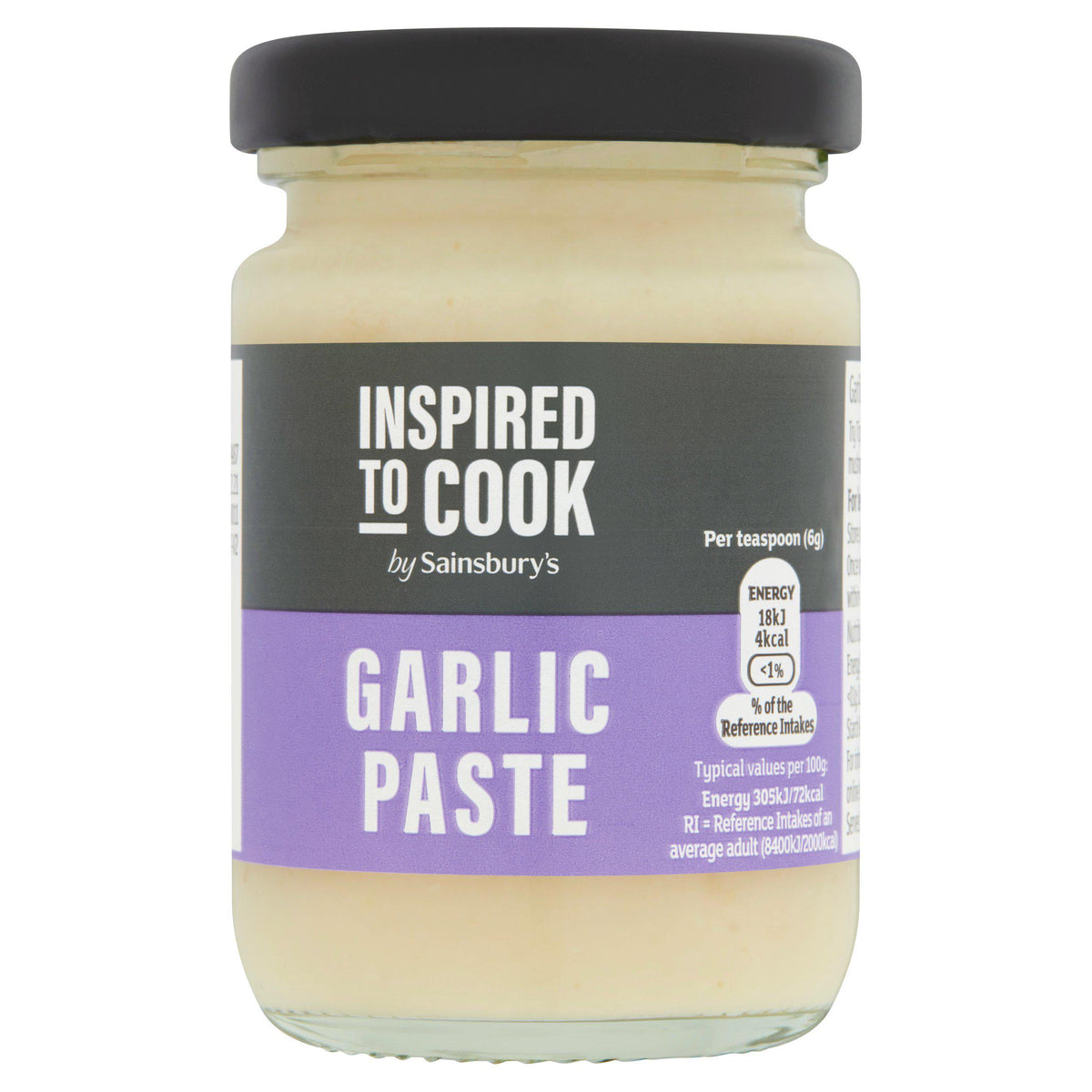 Sainsbury's garlic paste 90g (British brand)