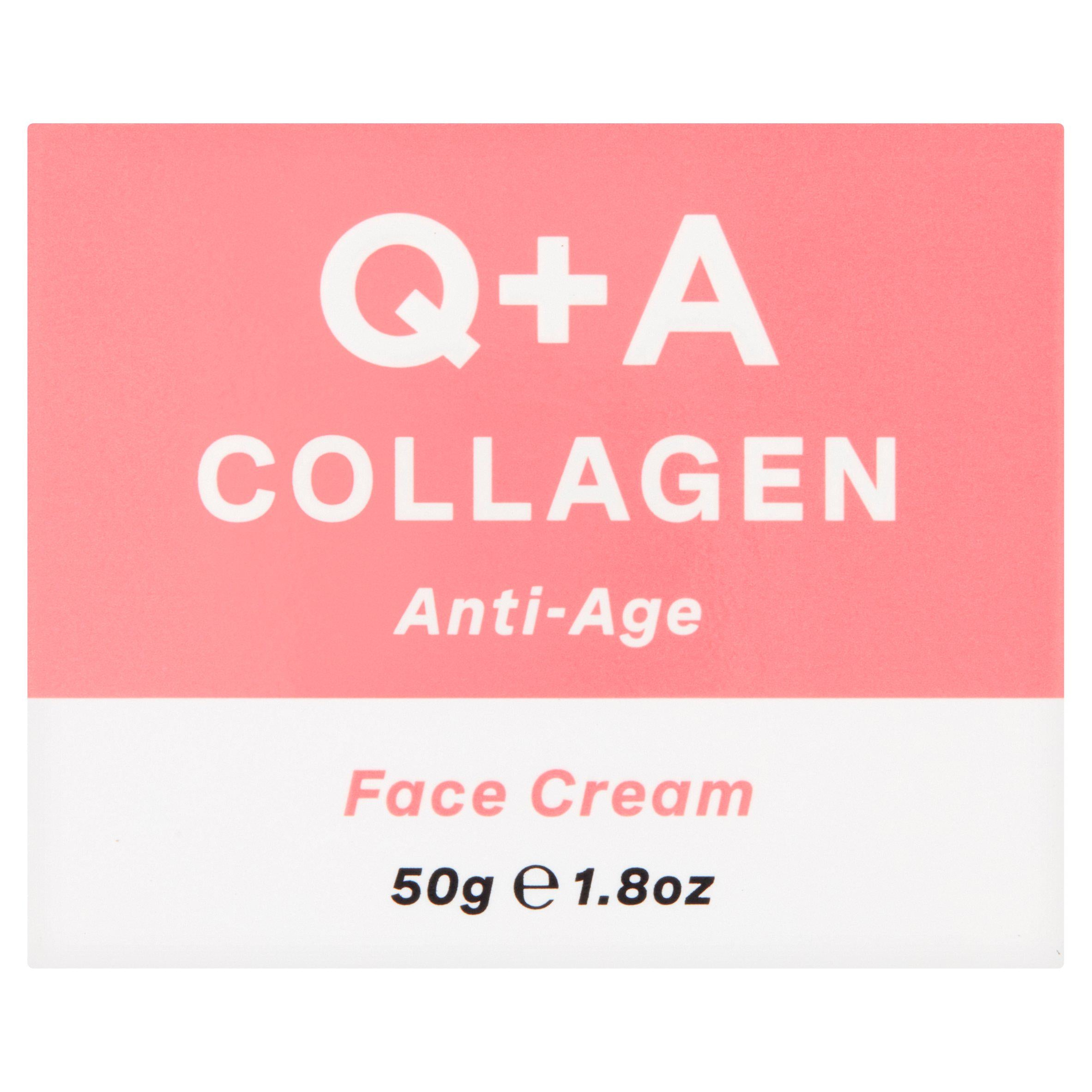Q+A Collagen Anti-Age Face Cream 50g (British brand)