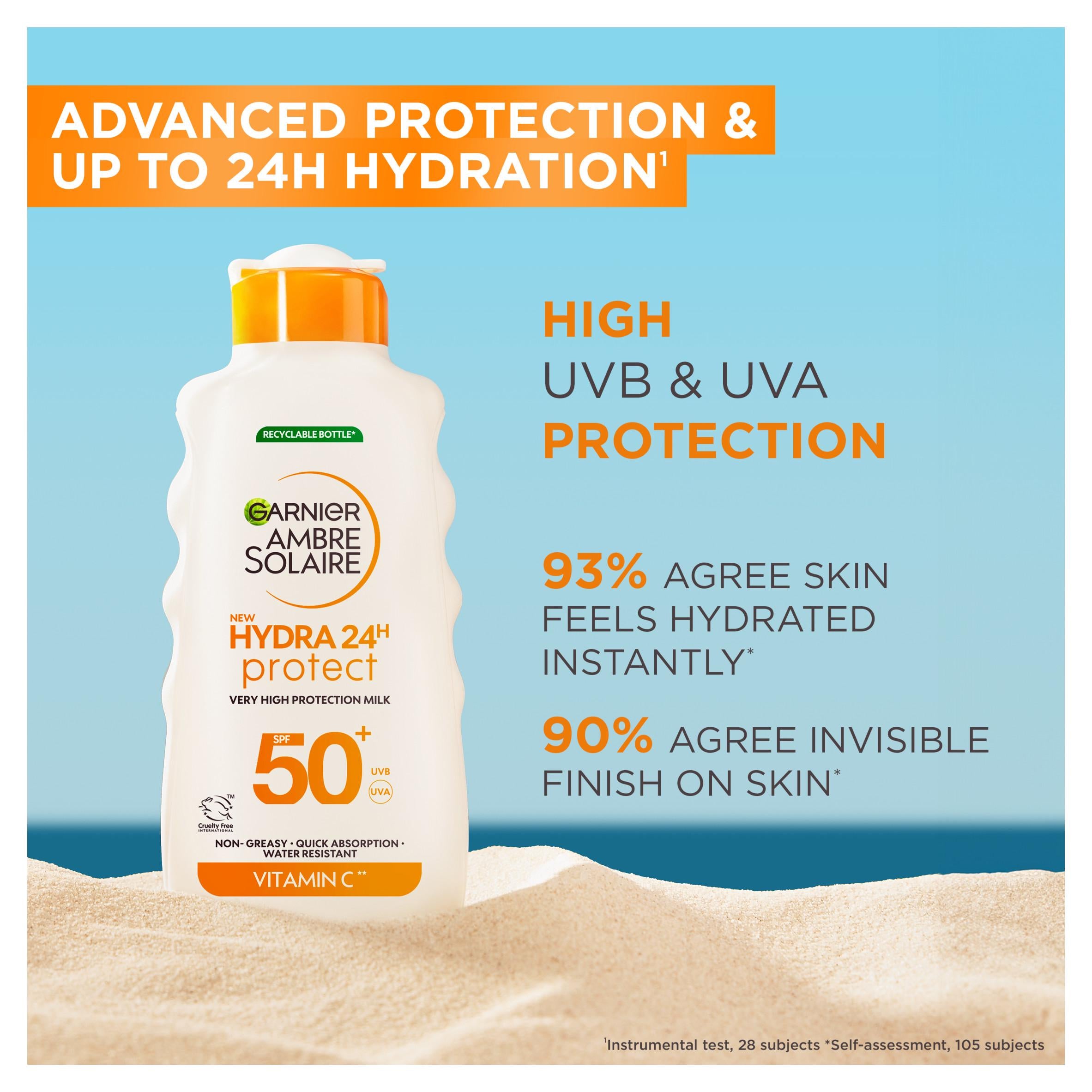 Garnier Ambre Solaire Hydra sun cream SPF50 175ml (British brand)