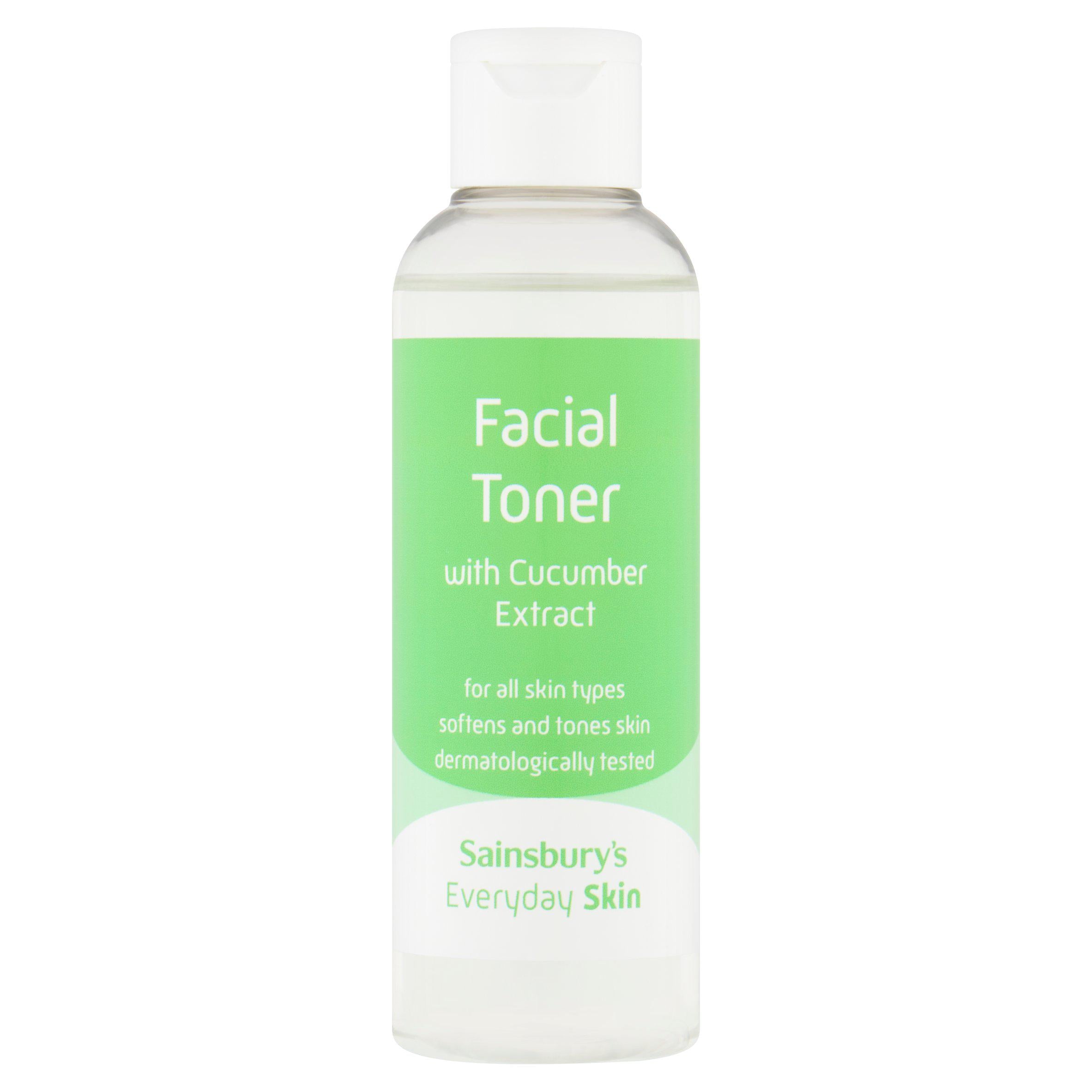 Sainsbury's facial toner with cucumber extract 150ml (British brand)