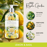 Baylis and Harding hand wash lemon basil 500ml - British product
