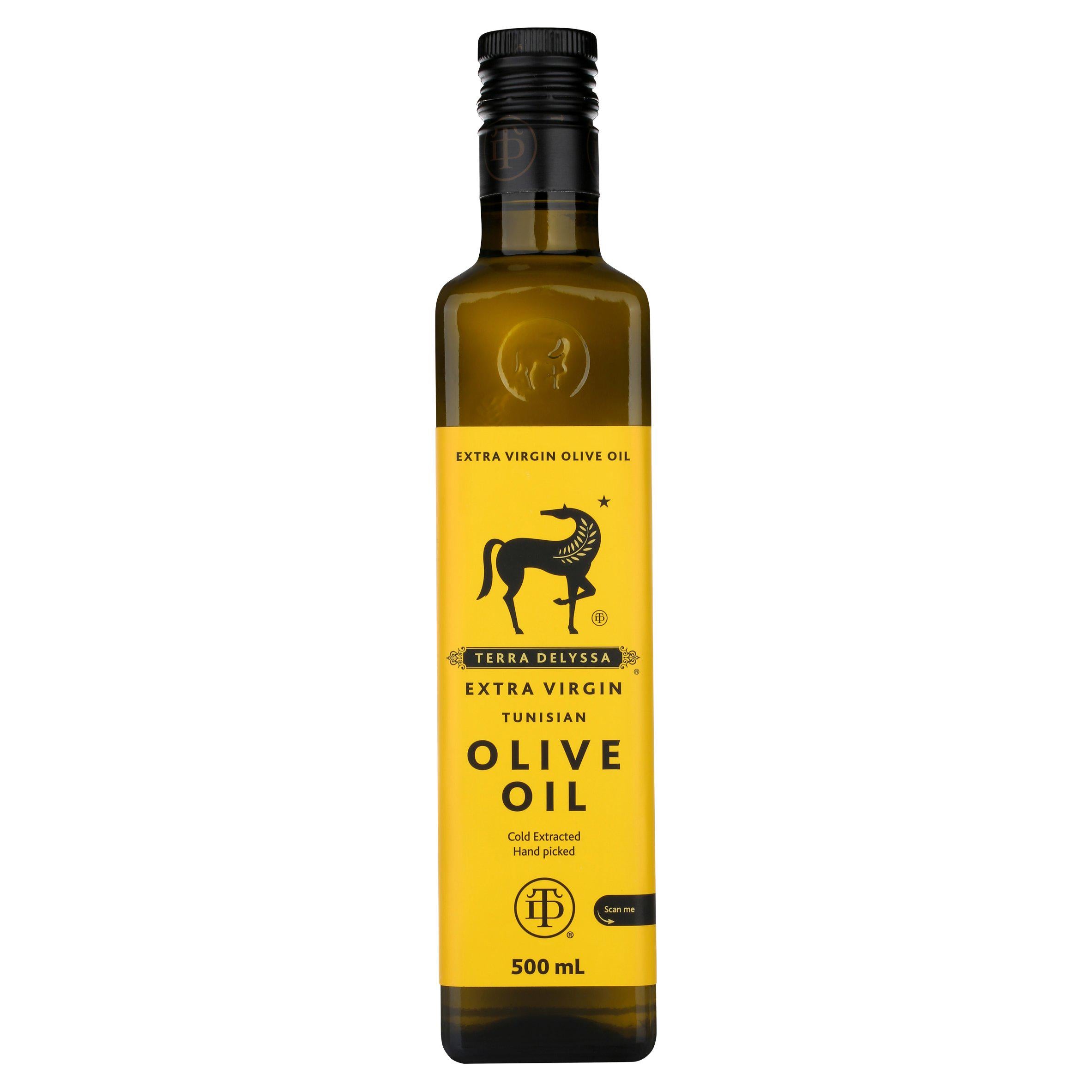 Terra Delyssa Extra Virgin Olive Oil Tunisian 500ml (British brand)