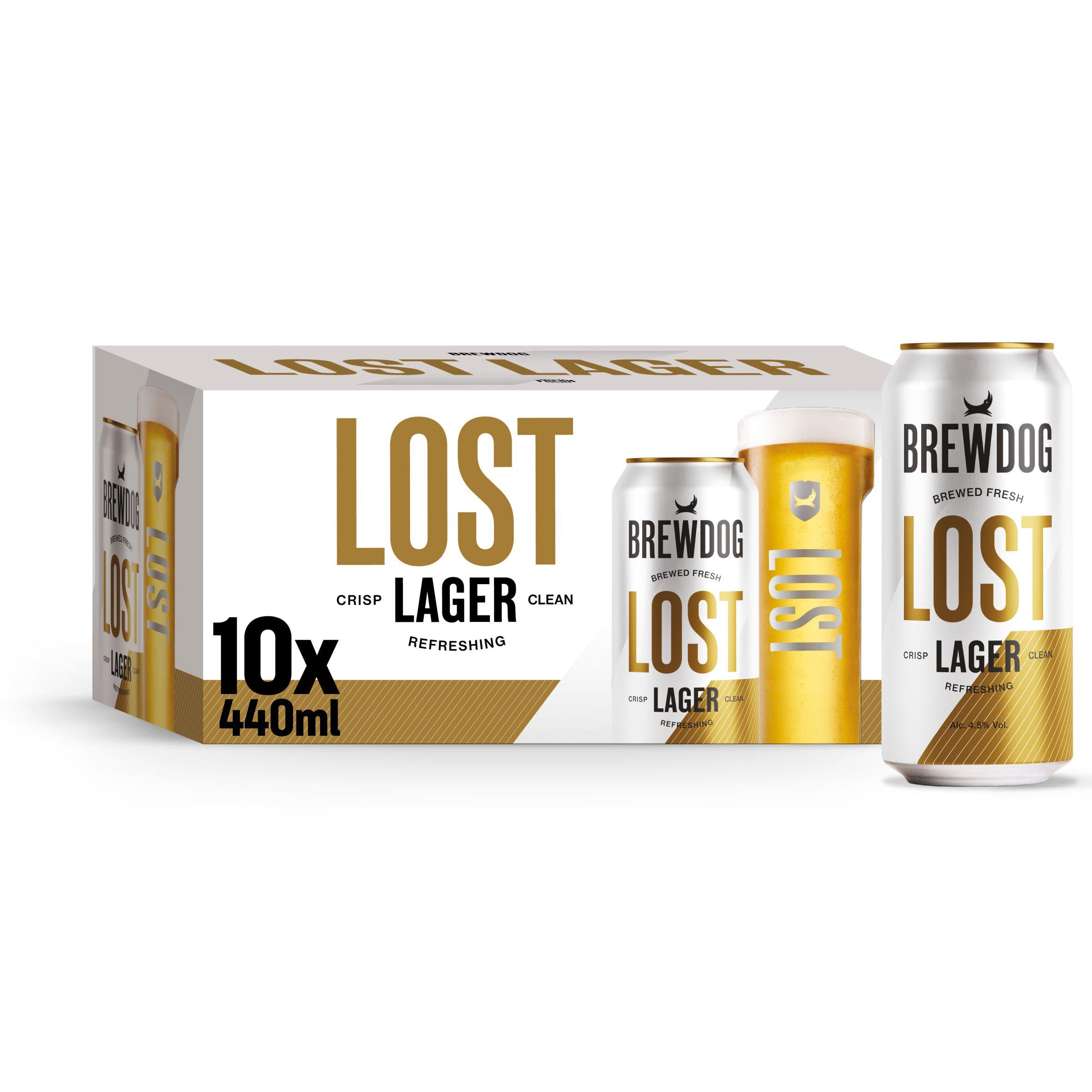 BrewDog Lost Planet First Lager 10x440ml - British product