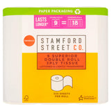 Stamford Street Co superior toilet tissue 9 double rolls (British brand)