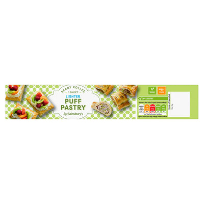 Sainsburys Sainsbury's Lighter Puff Pastry 320g- Buy online at McGrocer