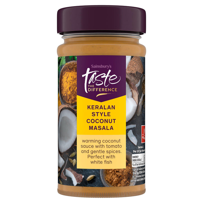 Sainsbury's Keralan Style Coconut Masala curry sauce 340g (British brand)