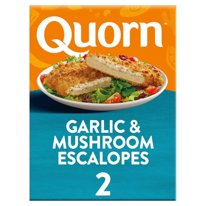 Quorn meat free garlic and mushroom escalope 240g - British product