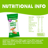 Kiddylicious apple fruity bakes baby snack 6x22g, UK version