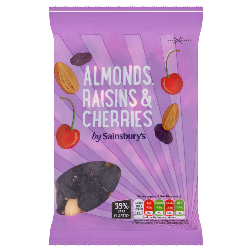 Sainsbury's Almonds, Raisins & Cherries 200g