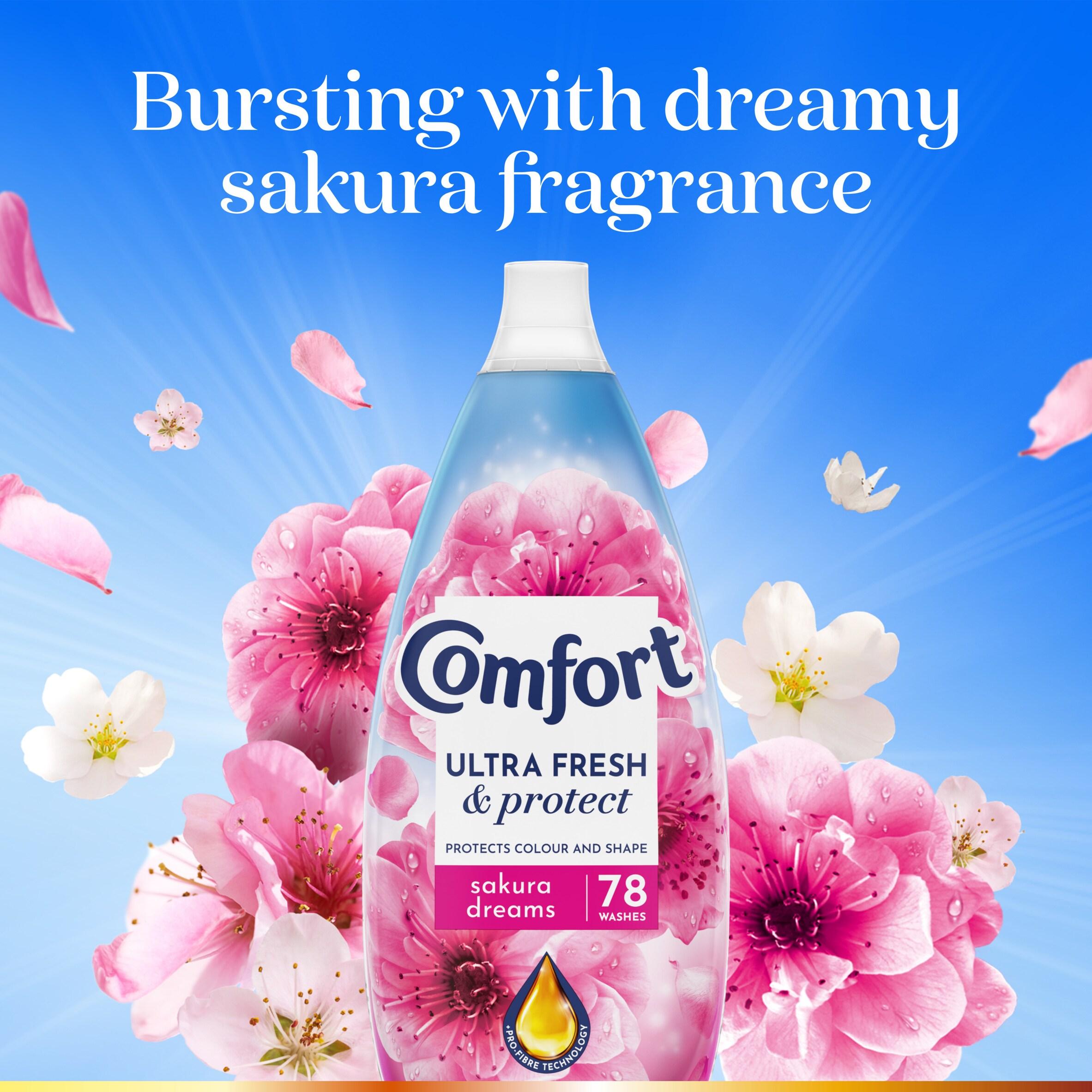 Comfort fabric conditioner Sakura Dreams 1.17L (British brand)
