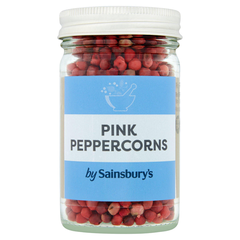 Sainsbury's pink peppercorns 24g, imported from the UK