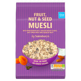 Sainsbury's Fruit Nut & Seed Muesli 750g, imported from the UK