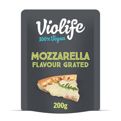 Sainsburys Violife Mozzarella Flavour Grated Vegan Cheese Alternative 200g- Buy online at McGrocer