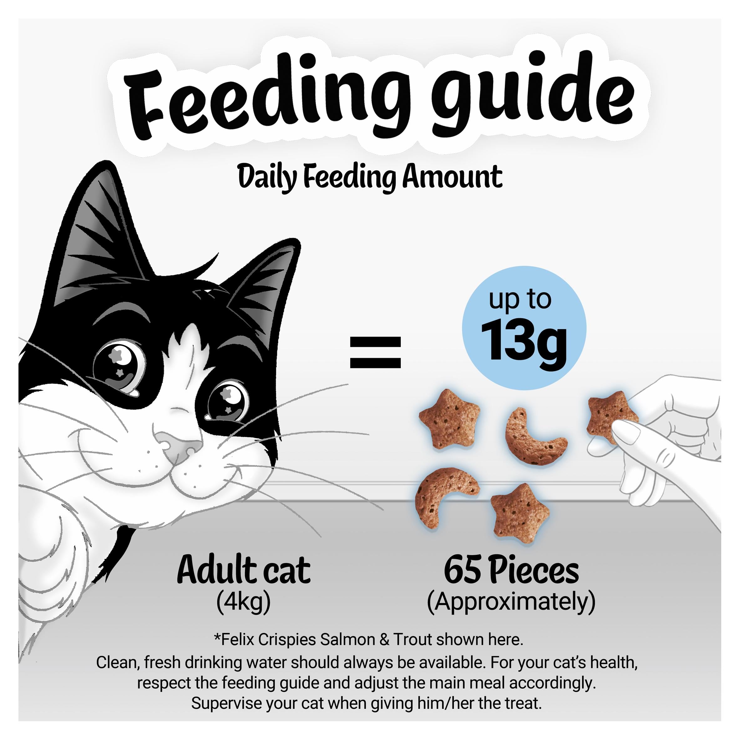 Felix salmon and trout cat treats 180g - British product