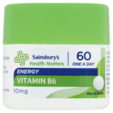 Sainsbury's Vitamin B6 supplement 10mg 60 tablets, UK version