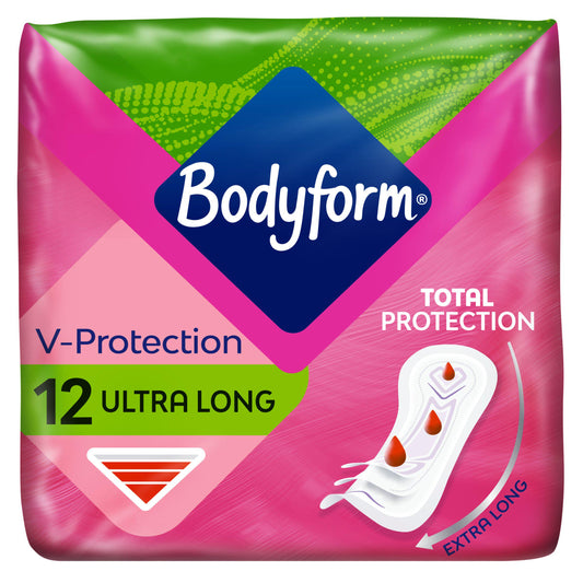 Bodyform Cour V Ultra Long Sanitary Towels x12 GOODS Sainsburys   