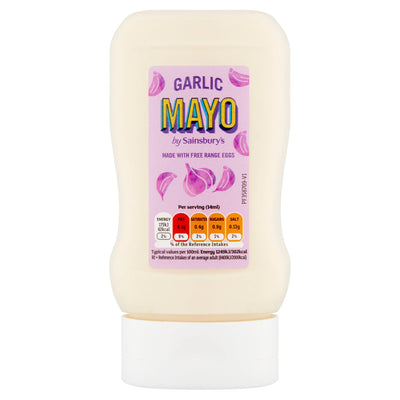Sainsburys Sainsbury's Garlic Mayonnaise 280ml- Buy online at McGrocer
