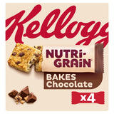 Kellogg's Nutri-Grain Bakes Chocolate snack bars 4x45g - British product