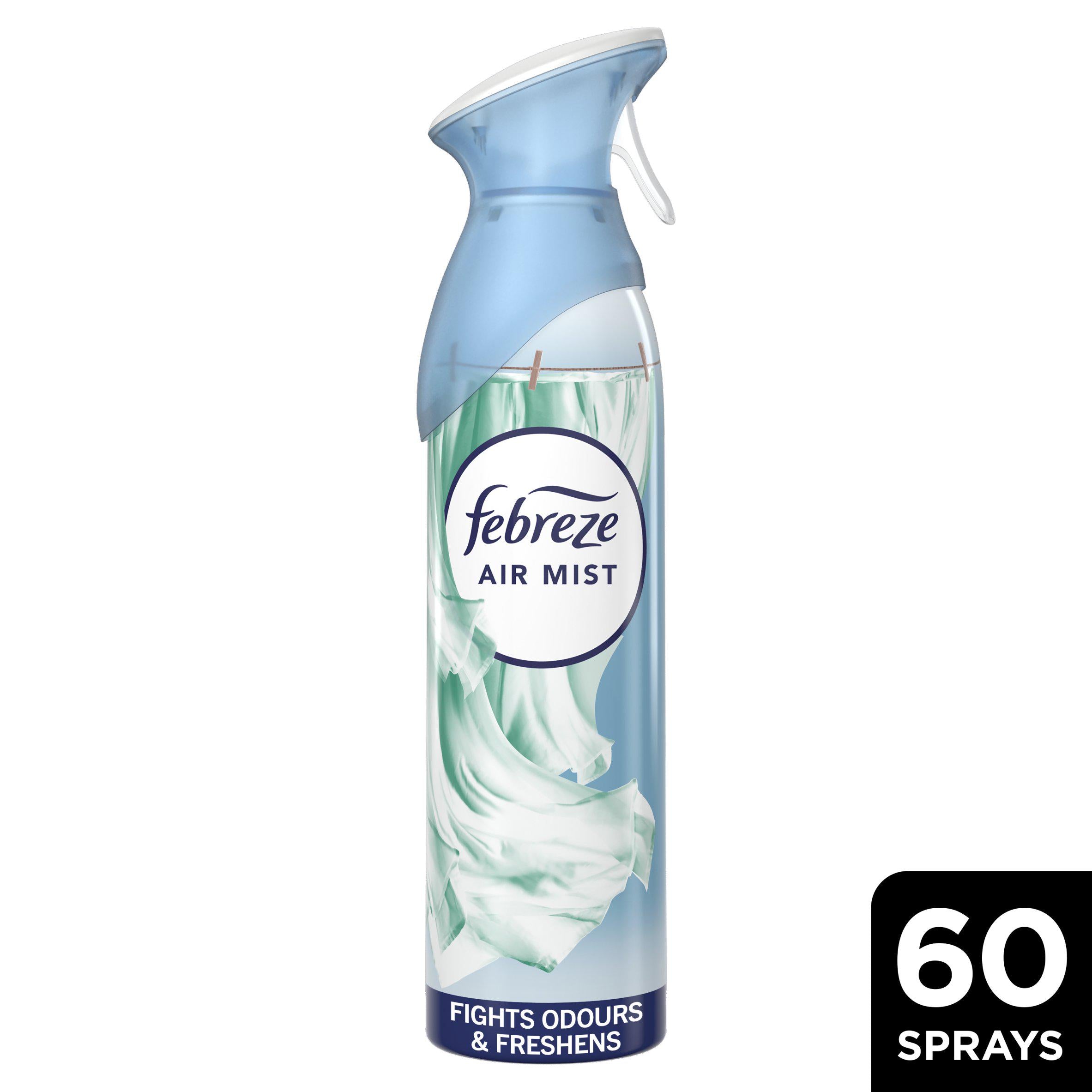 Febreze air freshener spray Fresh Linen 185ml, imported from the UK
