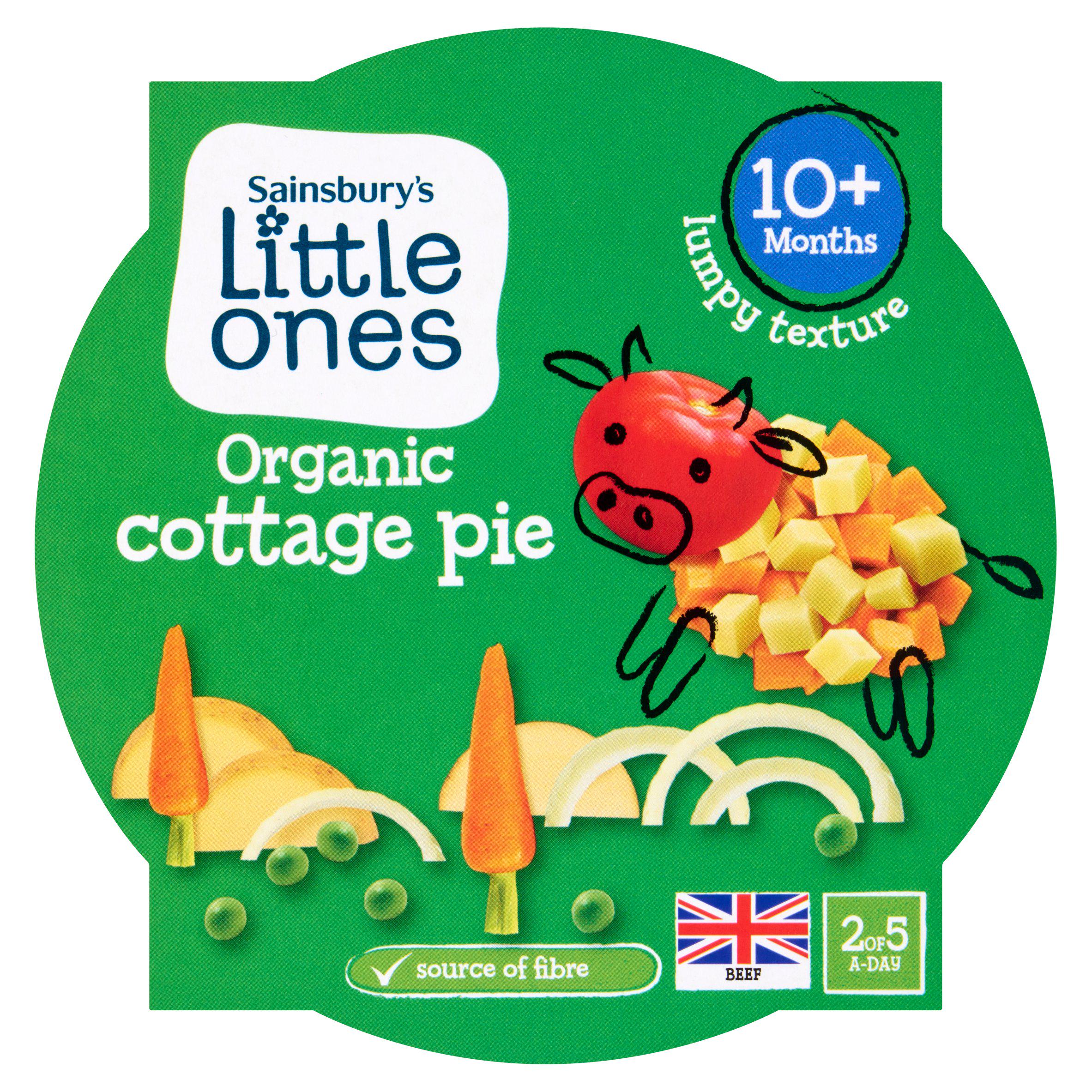 Sainsbury's Little Ones Organic Cottage Pie 190g (British brand)