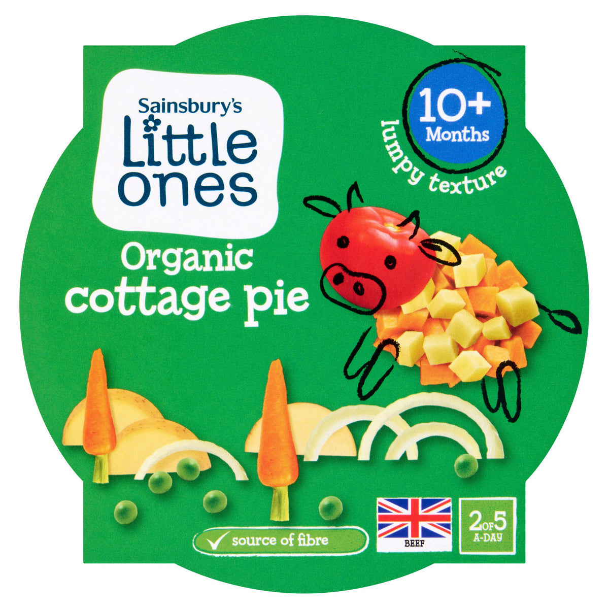 Sainsbury's Little Ones Organic Cottage Pie 190g (British brand)