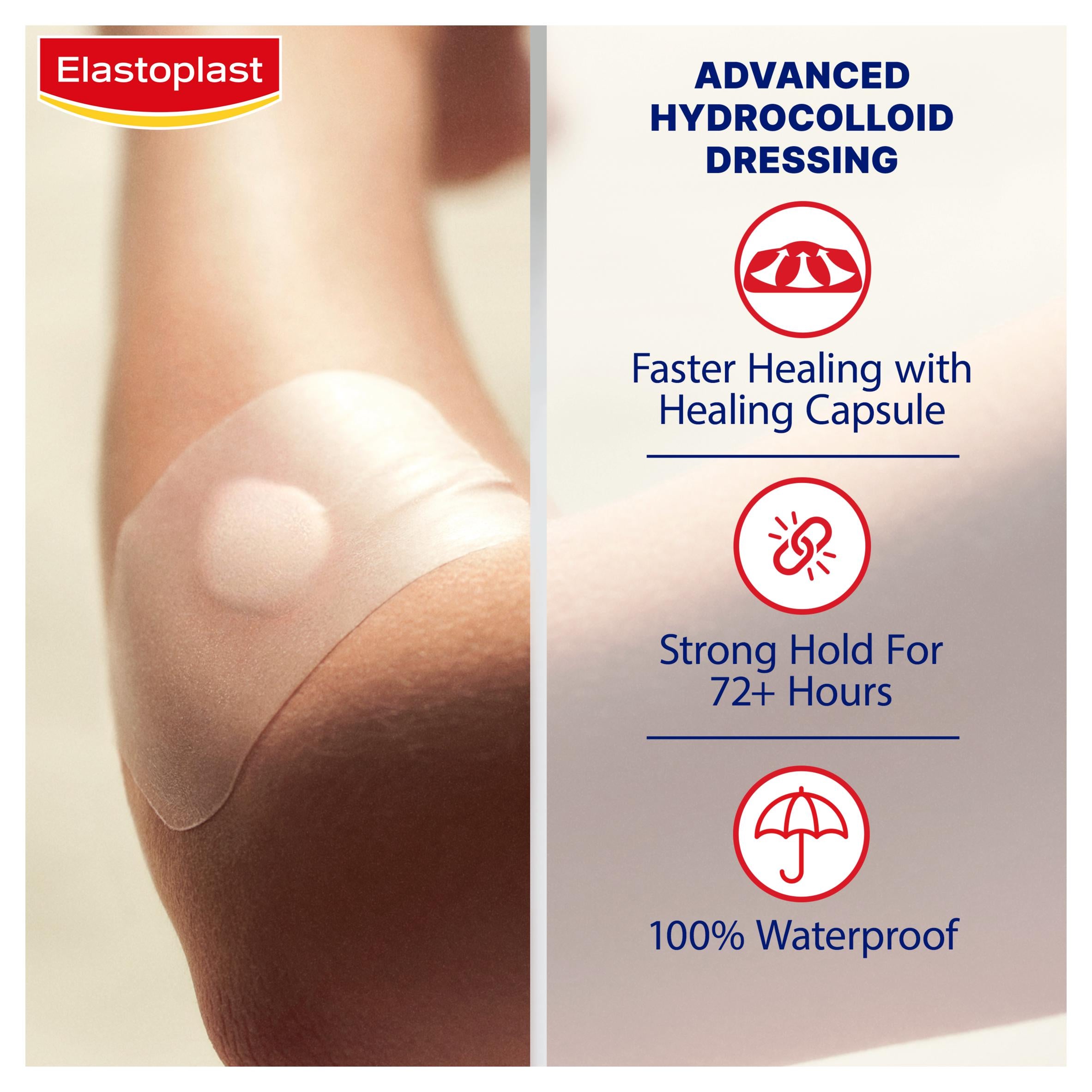 Elastoplast Second Skin Protection XL Dressings Pack x3 - British product