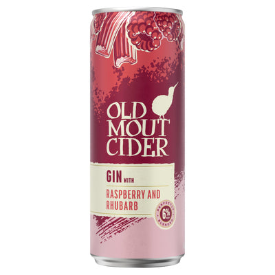 Sainsburys Old Mout Cider Cocktail Raspberry & Rhubarb 330ml Can- Buy online at McGrocer