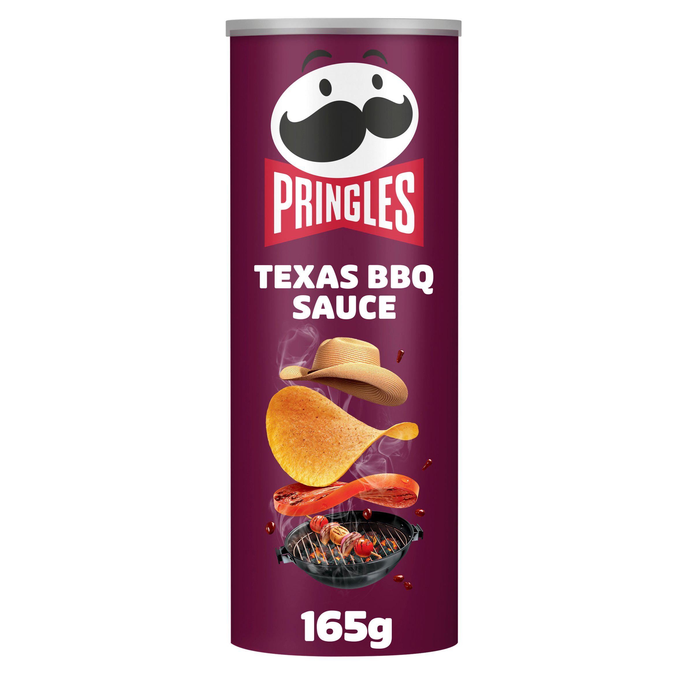 Pringles crisps Texas BBQ Sauce 165g - British product