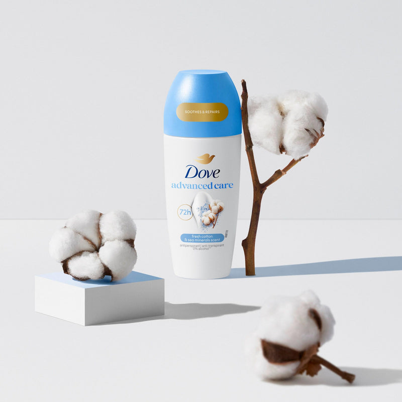 Dove deodorant Fresh Cotton 50ml, imported from the UK
