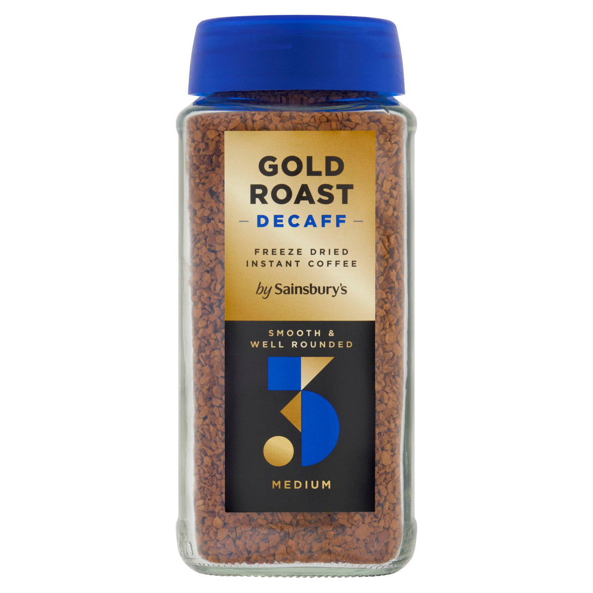 Sainsbury's Gold Roast Decaf Instant Coffee 200g, imported from the UK